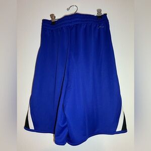 Adidas men’s basketball shorts.